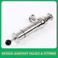 Sanitary manual Clamp Pressure Safety Relief Valve